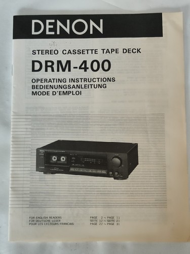 Denon stereo cassette tape - cassette,