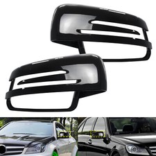 2x Glanz Schwarz Spiegelkappe Für Mercedes W242, W246 B200 B220 B250 B180 B160