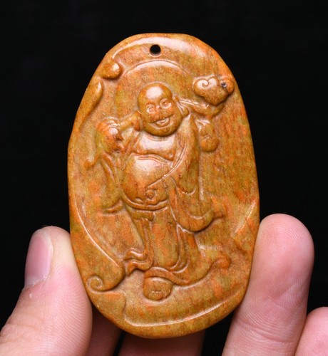 6cm jade carve glückliches - jade,
