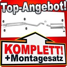 Auspuff für OPEL ASTRA H 1.6 105PS Kombi Caravan Auspuffanlage