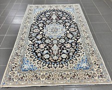 Perserteppich Handgeknüpft Nain mit Seide 125 x 200 cm ( frisch gewaschen )