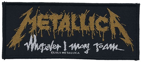 Metallica patch wherever i - metallica,