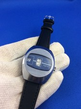 Vintage RUHLA DIGITAL Jump Hour Wrist Watch 1970's GDR