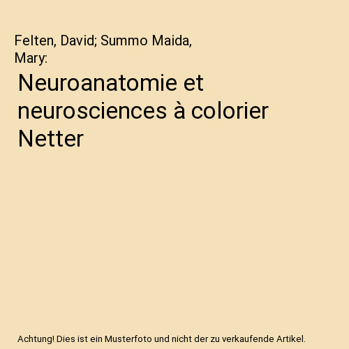 Neuroanatomie neurosciences - et,