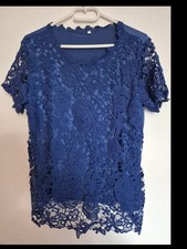 Festliches Shirt Königsblau