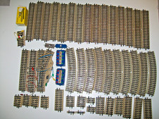 MÄRKLIN HO M Gleise Konvolut, Schienen, 1x E Weiche, 1X Prellbock mit Licht