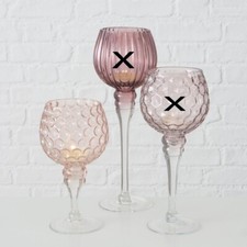 DEKO GLAS - KELCH WINDLICHT