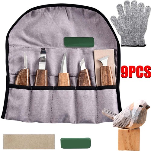 Holz schnitzmesser set - holz, 9pcs