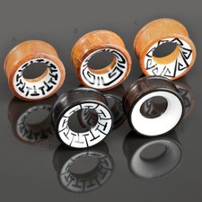 6-30mm Flesh Tunnel Plug Holz