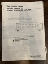 HARMAN KARDON PM665Vxi Service