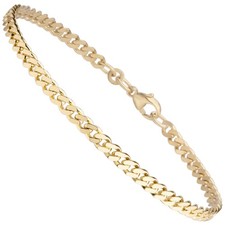 Jobo curb bracelet 333 - , gold
