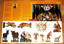 Weihnachtskrippe Papier Pappe