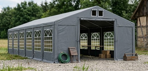 Partyzelt 6x12 pvc pavillon - 6x12,