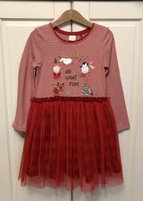 Next England Kleid Tüllkleid 116 Mädchen Weihnachten Glitzer Tüll Neuwertig