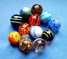 Dekorative Murmeln aus Glas