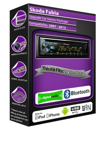 Skoda fabia dab radio - skoda, pioneer