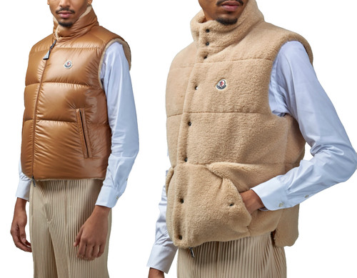 Moncler wendbare daunenweste - wendbare,