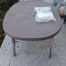 Kettler Gartentisch oval braun
