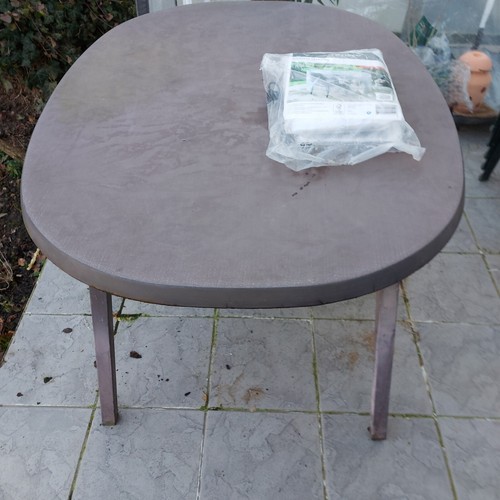 Kettler gartentisch oval braun - gartentisch,