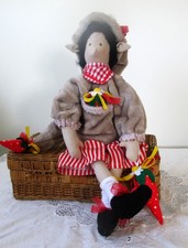 Niedlicher erdbeer wichtel mit - niedlicher,