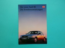 Prospekt / Katalog / Broschüre - Audi 80 (B4) - Sonderausstattungen - 07/91