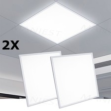 2x LED Panel 60x60 Ultra Slim Deckenleuchte Deckenlampe Deckenpanel Kaltweiß