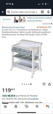 Baby Wickeltisch 2in1 mit Ausziehbarer Badewanne Kaum Benutzt Wie Neu