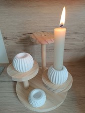 Silikonform Kerzenhalter Klein