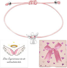 Schutzengel Schulanfang Armband Karte Geschenkbox Einschulung Geschenk Mädchen