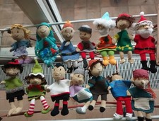 Handpuppen gehäkelt für