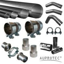 Auspuffrohr Abgasrohr Rohr Abgasanlage universal Ø38 42 45 48 50 54 57 65 76 mm 