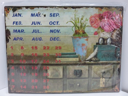 Metall wandkalender kalender - wandkalender,