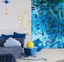 3D See Fisch ZHUC19813 Tapete Wandbild Fototapete Abnehmbarer Ann