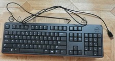Dell Tastatur mit Nummernblock - Kabelgebundene Tastatur QWERTZ Tastatur schwarz
