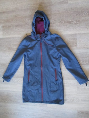 Damen softshell mantel blau - damen, softshell-mantel