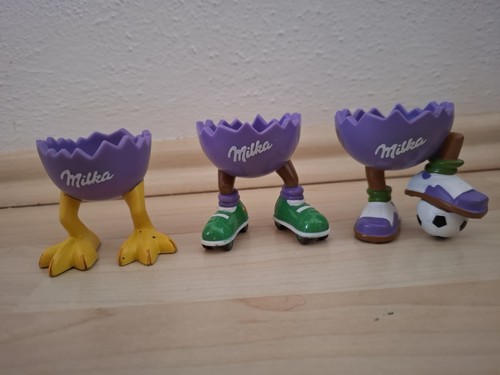 Drei eierbecher milka - eierbecher, milka.