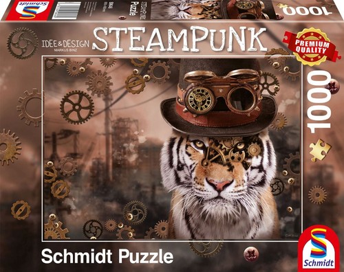 Steampunk tiger 1000 - steampunk, tiger|1000