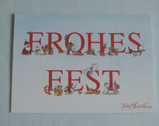 1x Postkarten Weihnachten