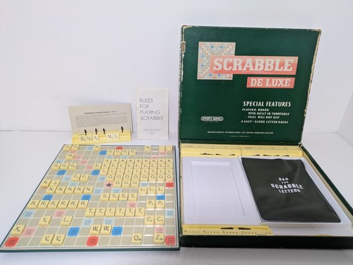 Vintage scrabble deluxe - vintage,