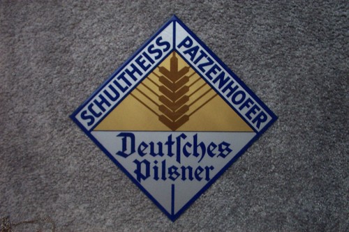 Altes brauereischild - altes,