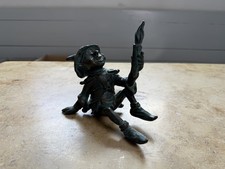 Massiver Clown Wichtel Junge Bronze Statue Kunstguss Modell 1