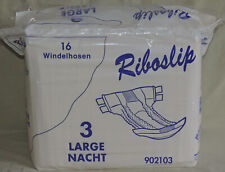 Inkontinenz RIBOSLIP Windeln - Large NACHT - Vintage Packung Gr. L - 16 Stk
