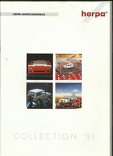 Katalog Herpa 1991 Modellautos Zubehör HO 1:87