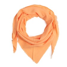 Musselin Dreiecksschal Baumwolle Damen Schal Halstuch Uni Frühling Herbst Tuch