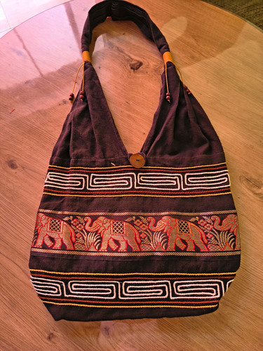 Damen schultertasche stoff - schultertasche,