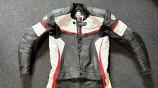 Held Spire Zweiteilige Lederkombi schwarz weiß rot/ Größe 54 (XL) UVP war 699€