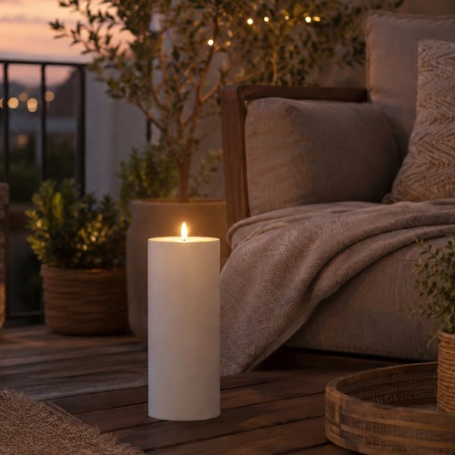 Xxl led kerze outdoorkerze - kerze,