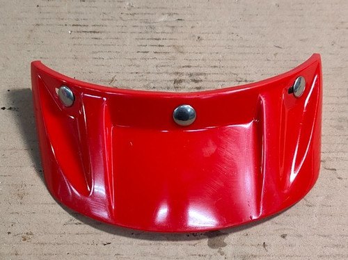 Antikes helmvisier farbe rot - -,