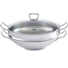 Fissler Wok mit Dämpfeinsatz