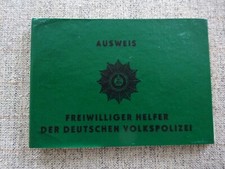 AUSWEIS, VOLKSPOLIZEI, Polizei, Verkehr, Fahndung, Halberstadt, 1980